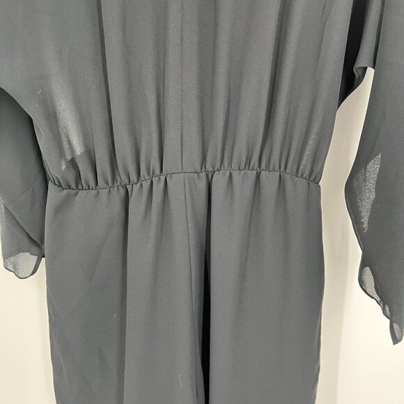 Vintage Michael Maiello for Pat Richards Black Jumpsuit Size 10 1970's - Picture 10 of 16